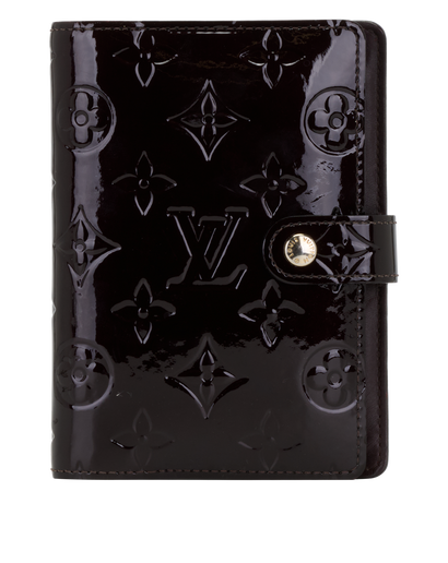 Louis Vuitton Medium Agenda Cover, &pound;180, Accessories, Burgundy, Patent Leather, Front view